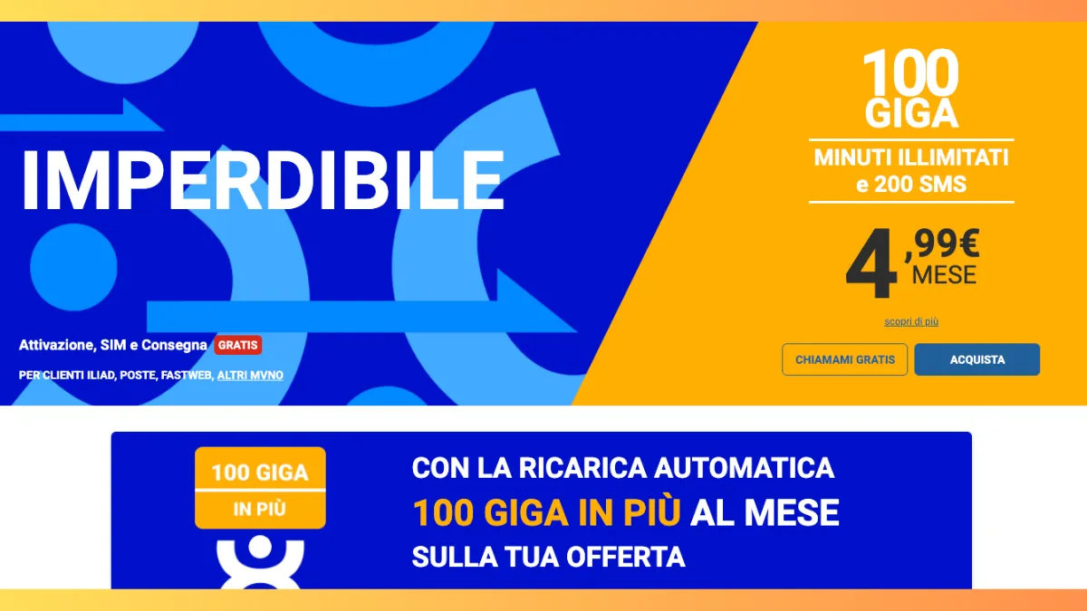 Nuova offerta Kena Flash: A soli 4,99 euro al mese puoi ricevere 100 Giga! Scopri come richiedere l'offerta